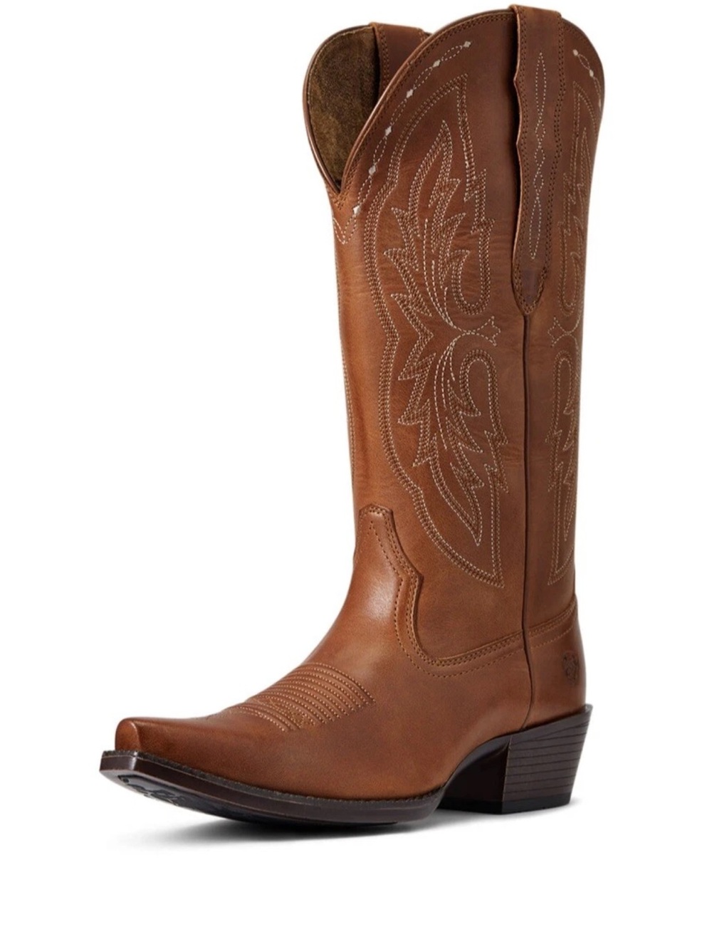 Classic Western Tall Cowboy Boots in Brown - Picture 4 of 4